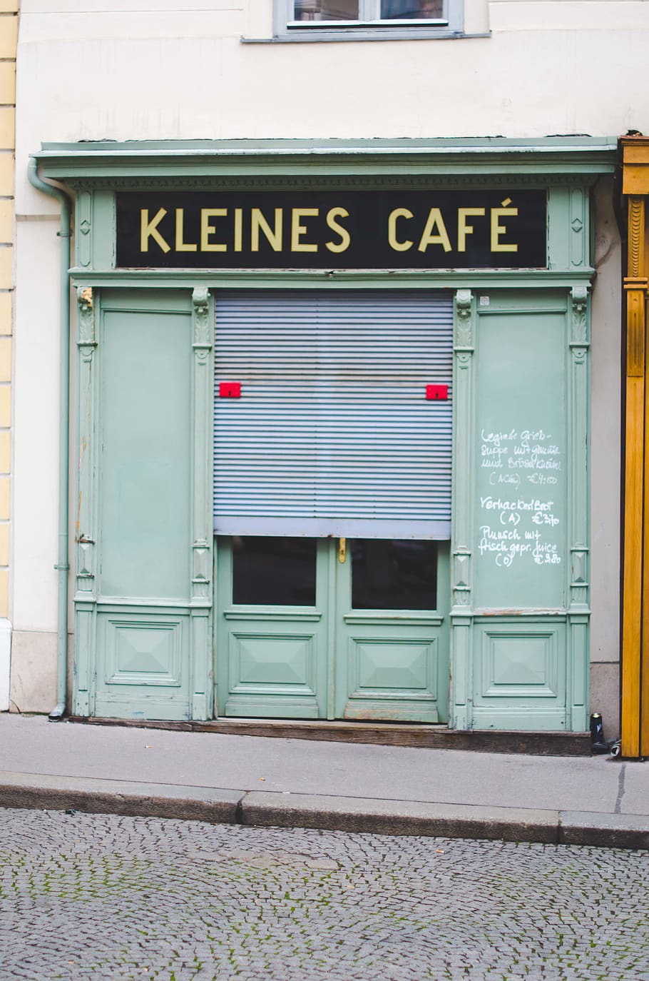 Kleines Cafe shop, architecture, building exterior, built structure HD wallpaper