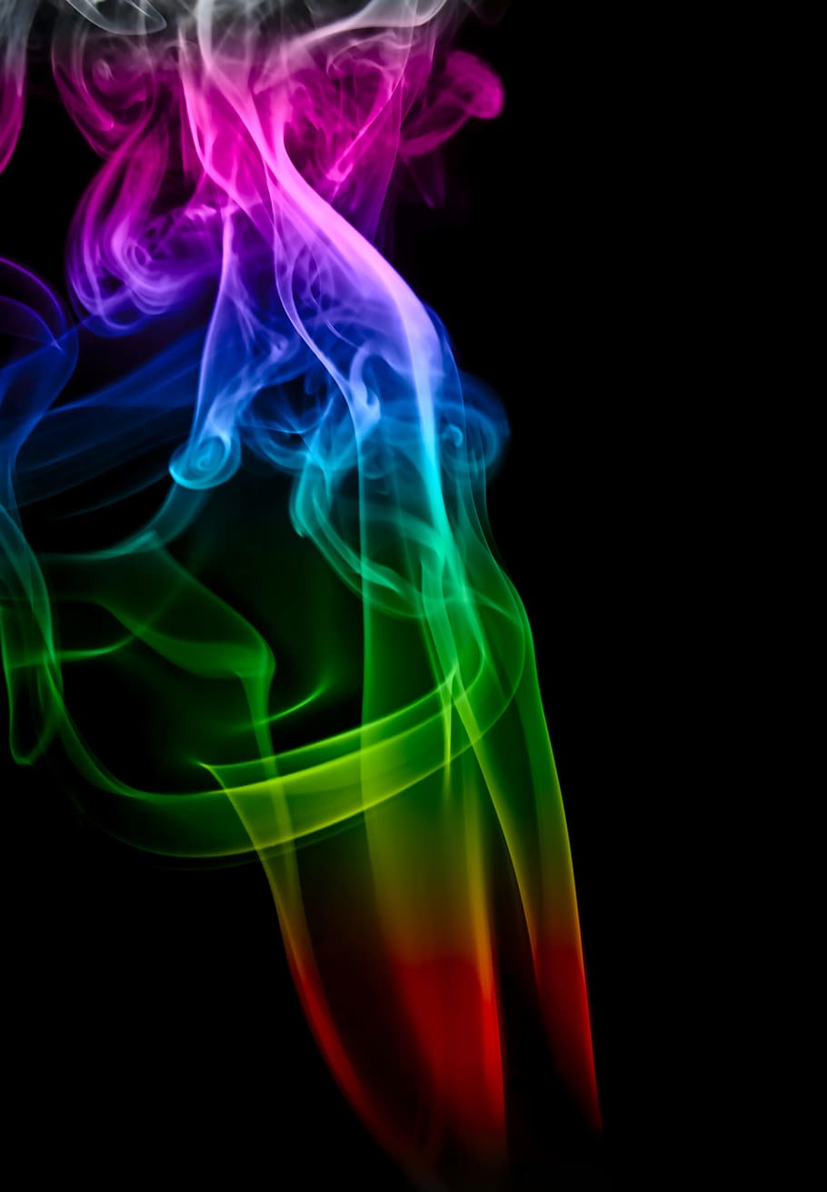 abstract, aroma, aromatherapy, background, color, smell, smoke HD wallpaper