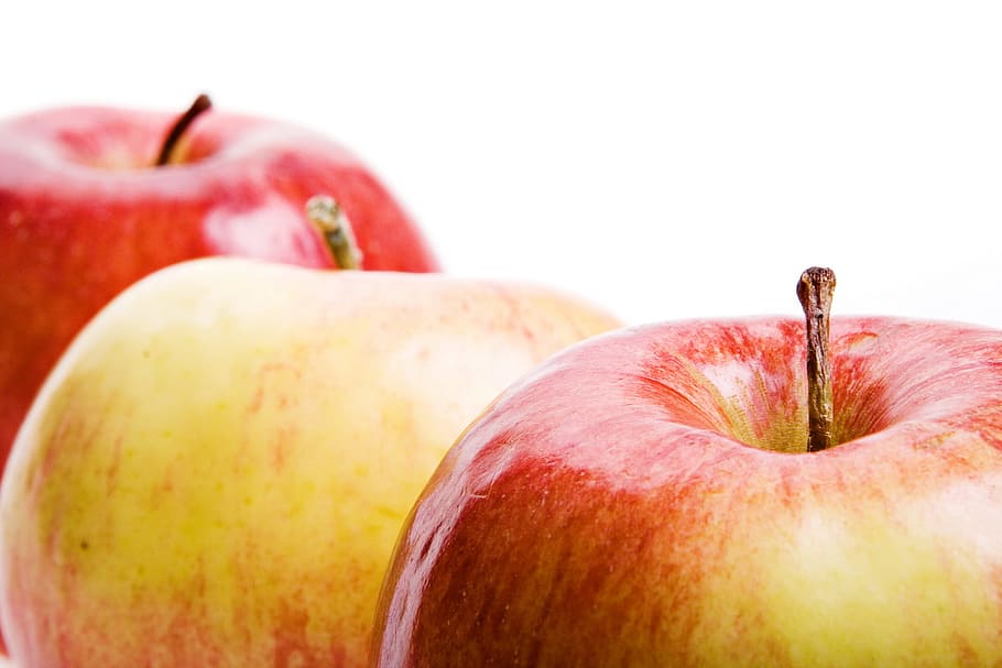 apples, red, diet, dieting, eating, food, fresh, freshness HD wallpaper