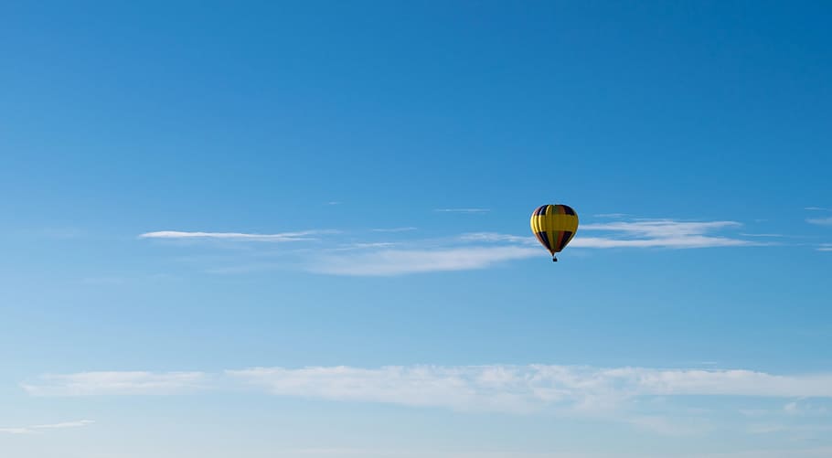 hot, air, balloon, flying, high, height, ride, human, activity HD wallpaper