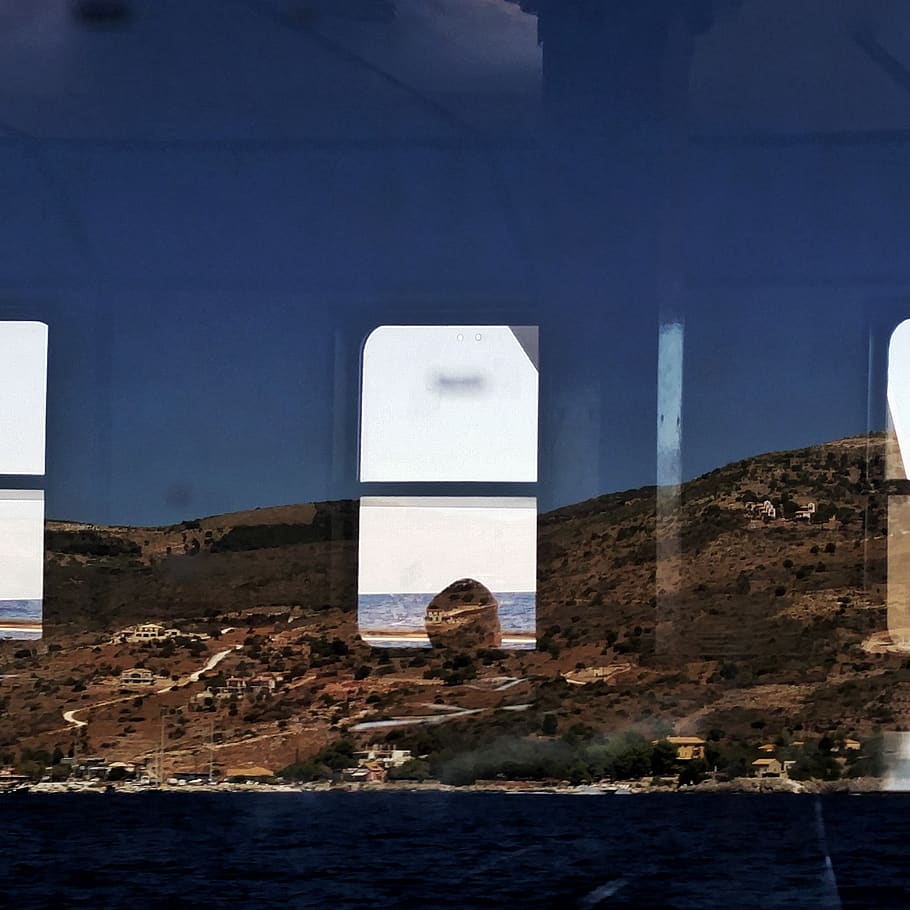 greece, zakinthos, architecture, built structure, water, building HD wallpaper