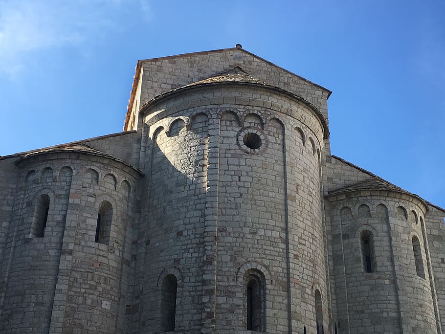 building, castle, architecture, fort, wall, spoleto, umbria HD wallpaper