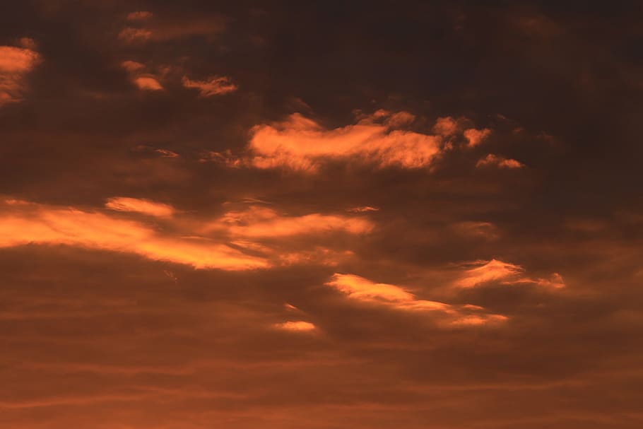 gray clouds, weather, sky, outdoors, nature, sunset, sunrise HD wallpaper