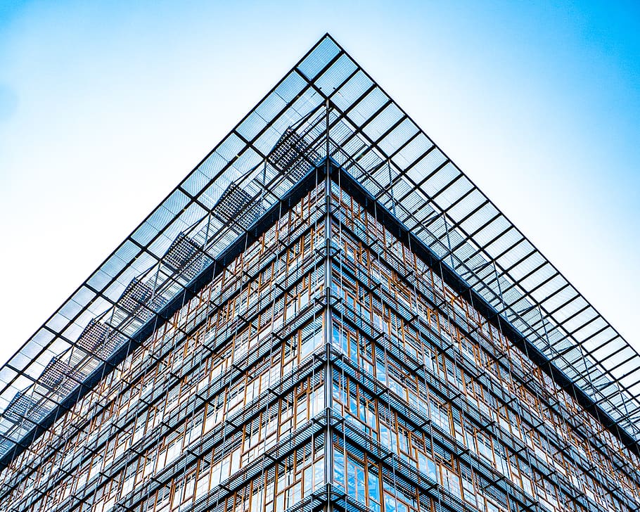 scaffolding's on building, architecture, built structure, sky HD wallpaper