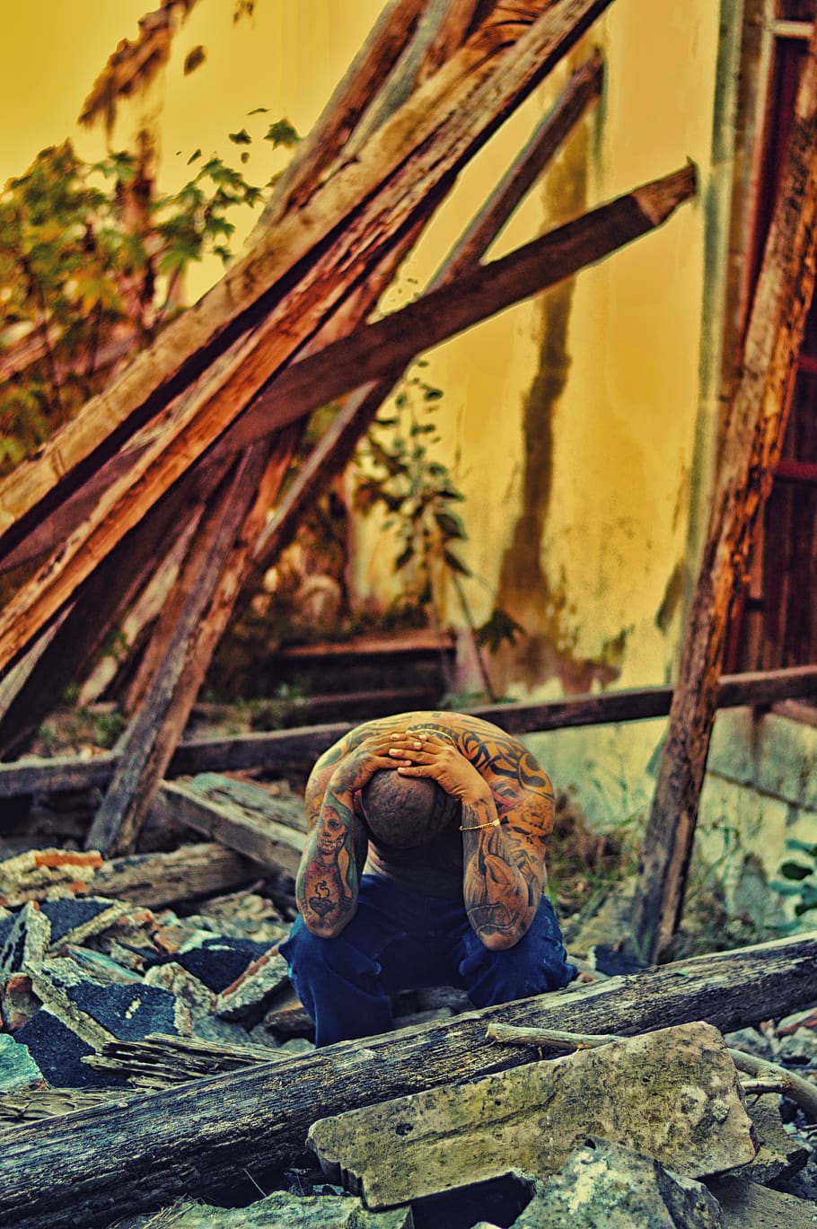mexico, uriangato, devil, under, rap, tattoo, man, hiphop, focus on foreground HD wallpaper