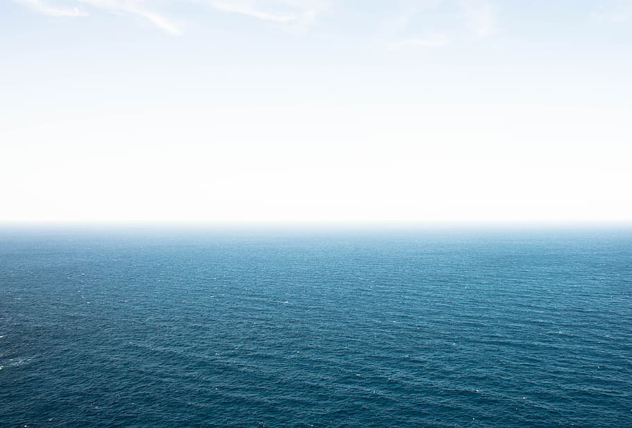 landscape photography of body of water, sky, sea, ocean, coast, HD wallpaper