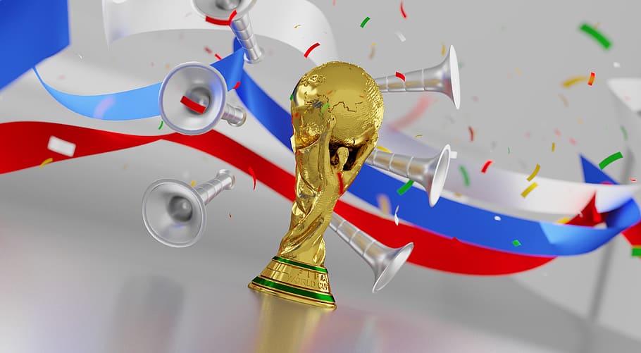 trophy, russia, soccer, football, tournament, championship, HD wallpaper