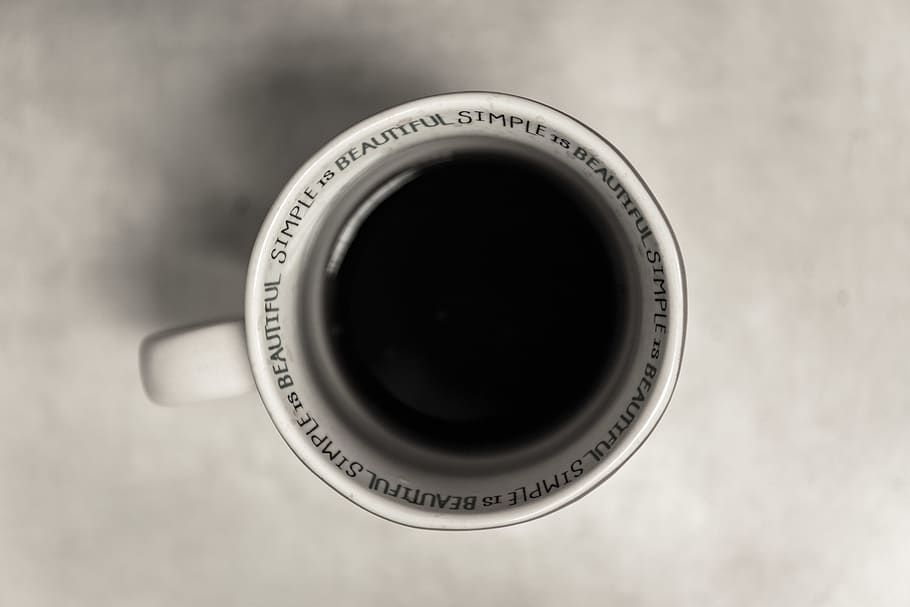 still, items, things, drink, beverage, cup, coffee, aerial HD wallpaper