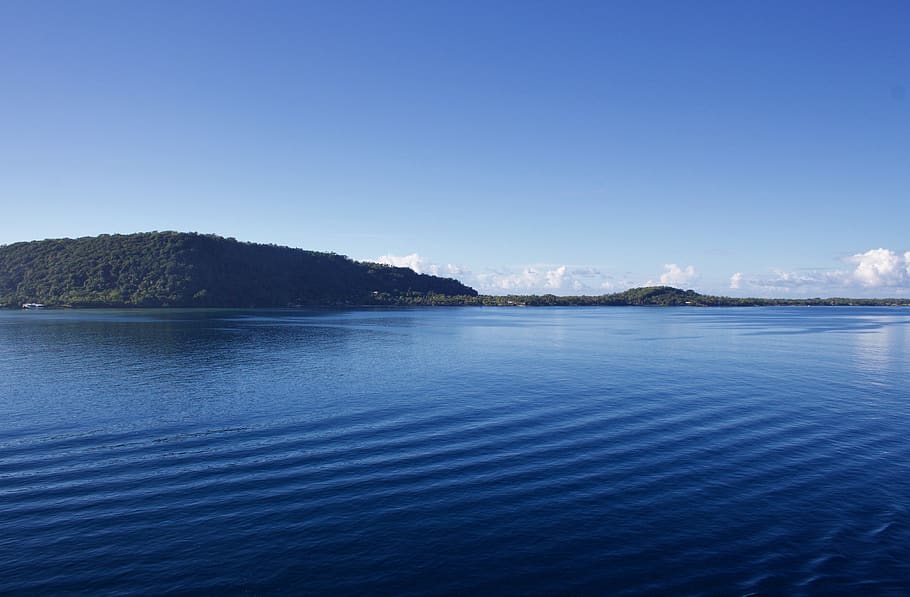 Landscape Photography of Body of Water Near Mountain, bay, clouds HD wallpaper