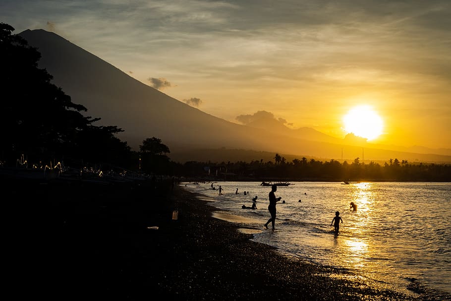 Sunrise, Bali, Indonesia, Island, Amed Bali, Bali Amed, Bali Indonesia, HD wallpaper