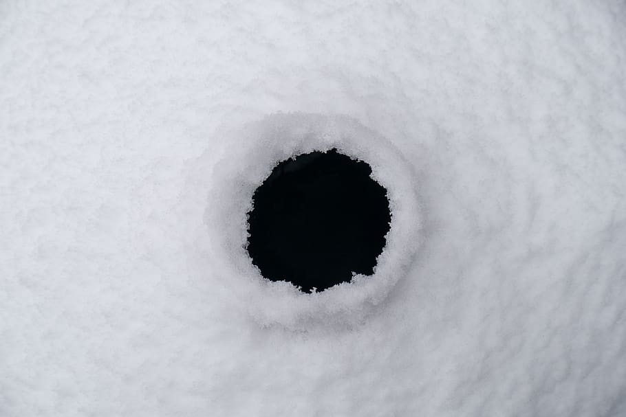 snow, light, dark, black, hole, random, darkness, bleak, solitary HD wallpaper