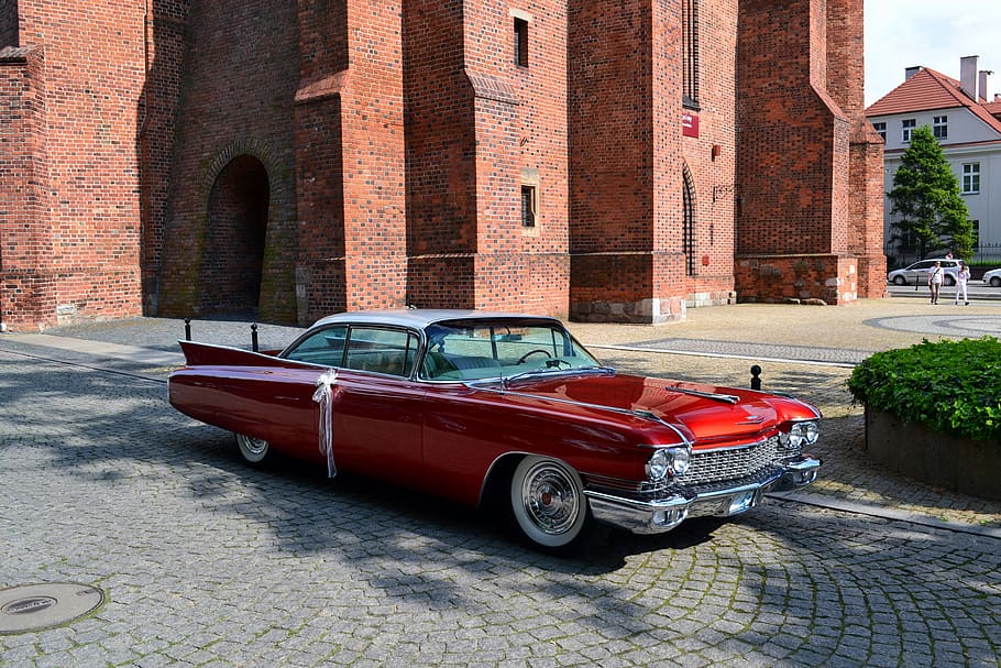monument, retro, old, car, auto, the vehicle, historic, historically HD wallpaper