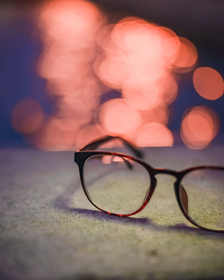 glasses, eyeglasses, selective focus, close-up, no people, still life HD wallpaper