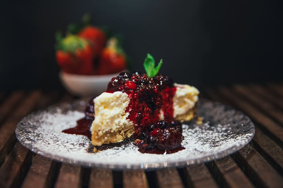 Berry Cheesecake Photo, Food, Breakfast, Fruit, Happy Birthday, HD wallpaper