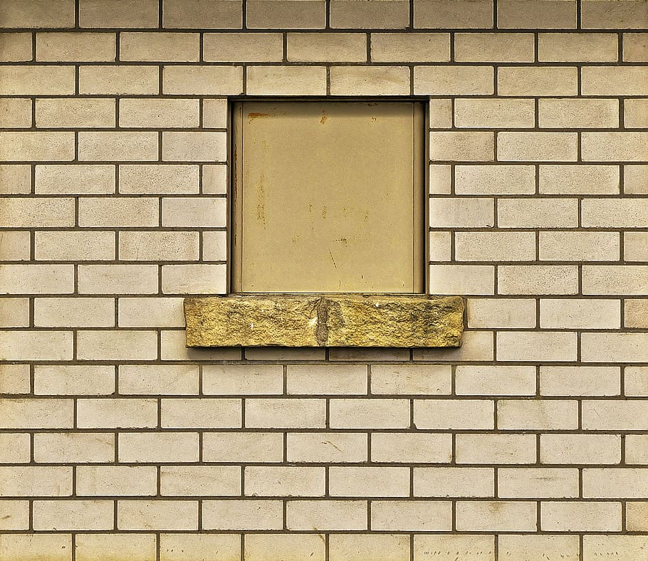 sand-lime brick, window, facade, stone wall, texture, structure HD wallpaper
