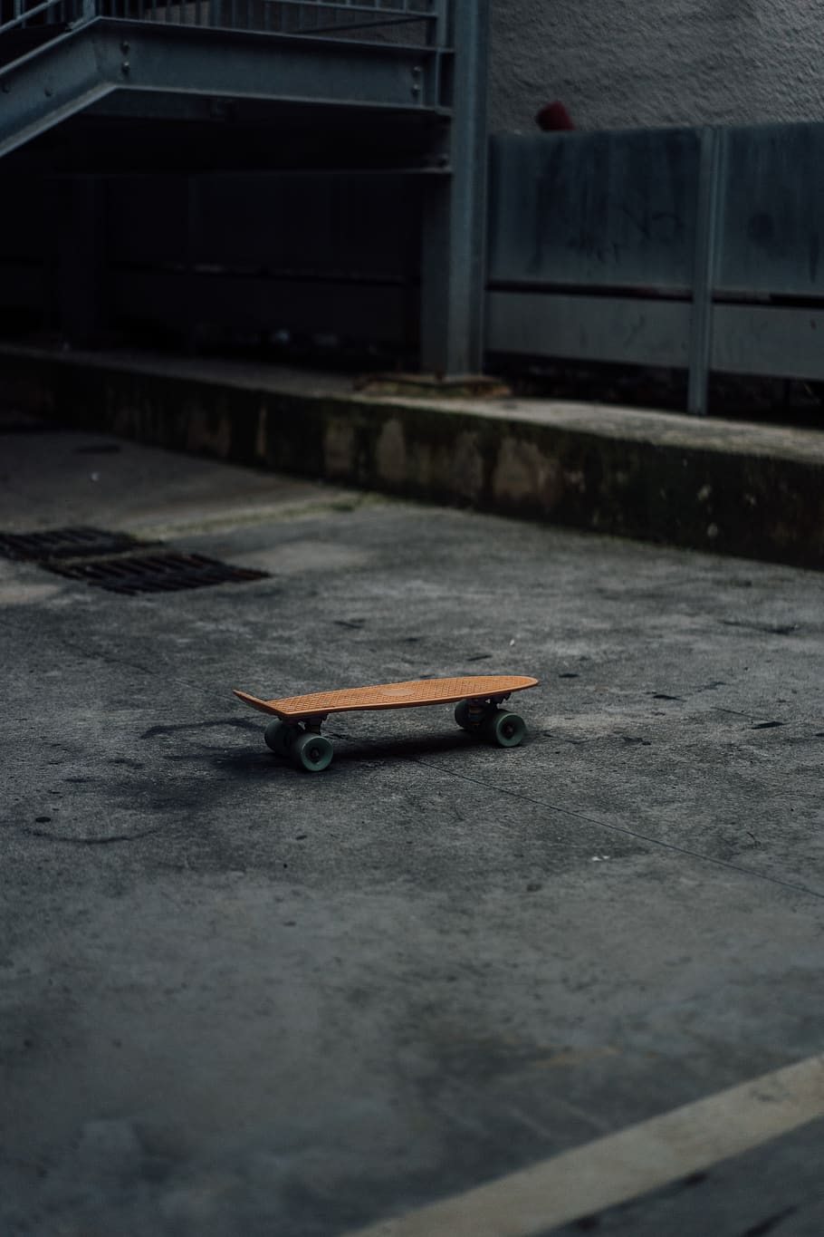 brown cruiser board, transportation, architecture, no people HD wallpaper