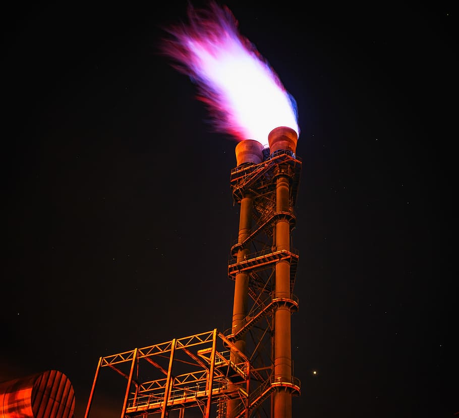 light, night, dark, industry, blaze, burn, burning, burnt, danger HD wallpaper