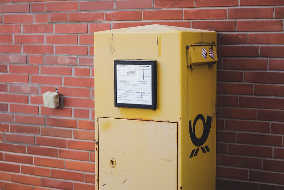yellow and black machine, wall - building feature, architecture HD wallpaper