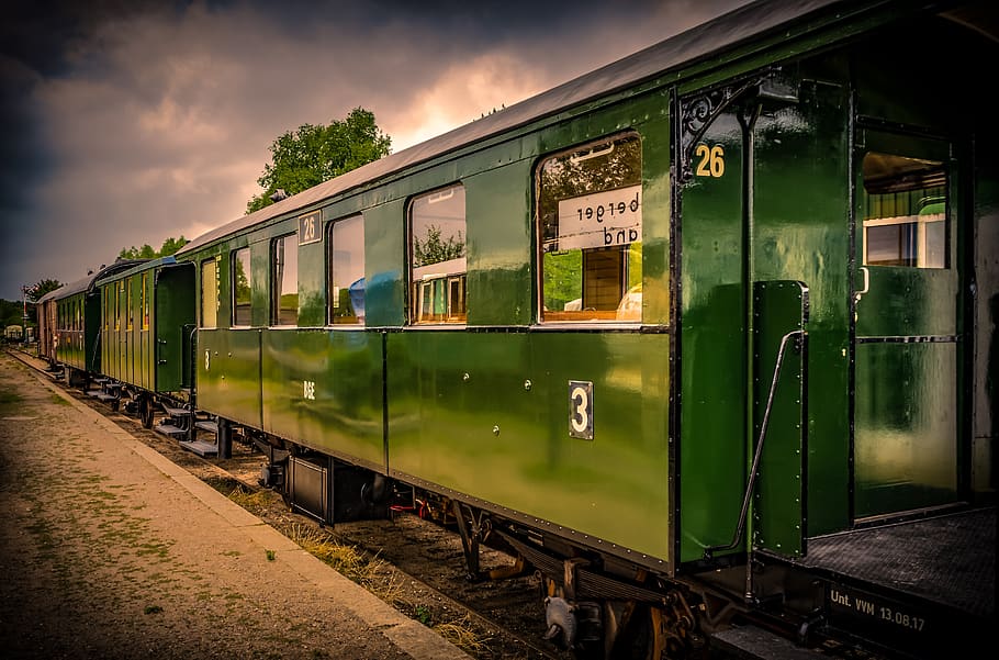 wagon, dare, train, railway, siding, old, paint, gloss, light HD wallpaper
