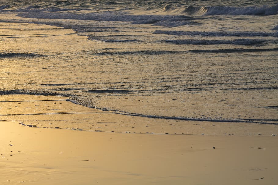 sea waves, water, ocean, outdoors, nature, shoreline, beach, coast HD wallpaper
