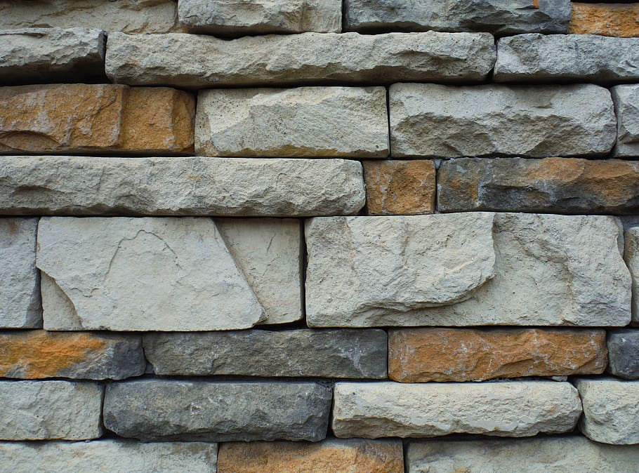 HD wallpaper: Gray and Brown Concrete Brick Wall, architecture, background  | Wallpaper Flare