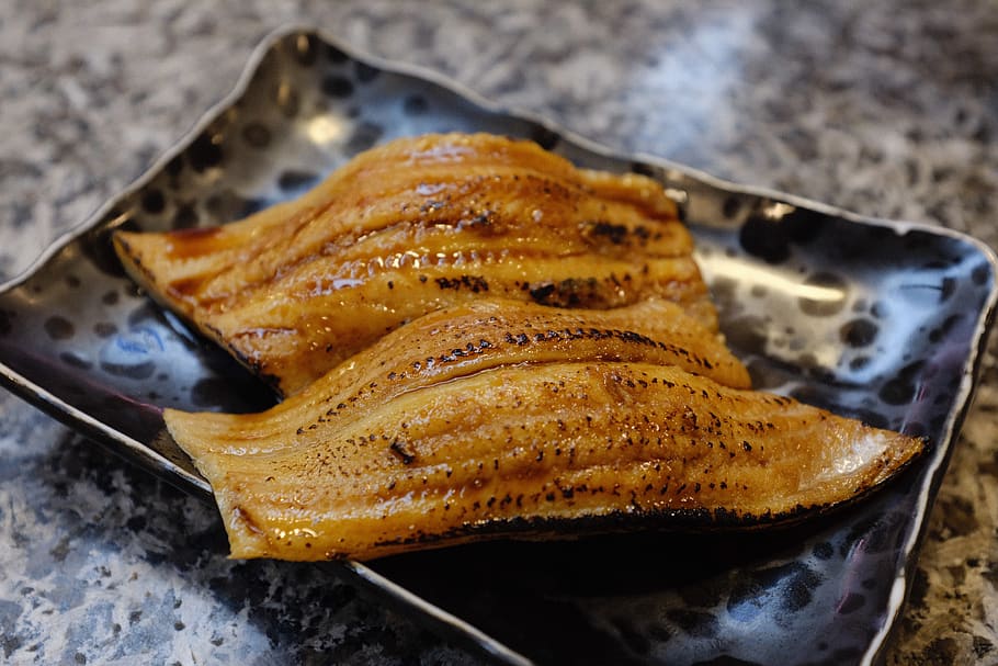 grilled viand on gray platter, food and drink, indoors, freshness HD wallpaper