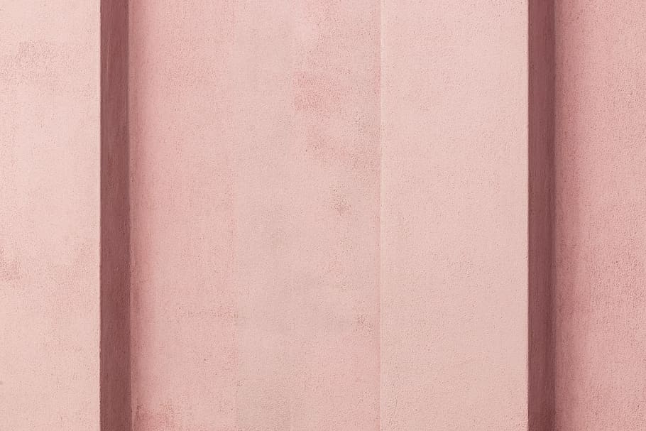 shadow, buidling, vertical, stucco, pink, wall, structure, surface, HD wallpaper