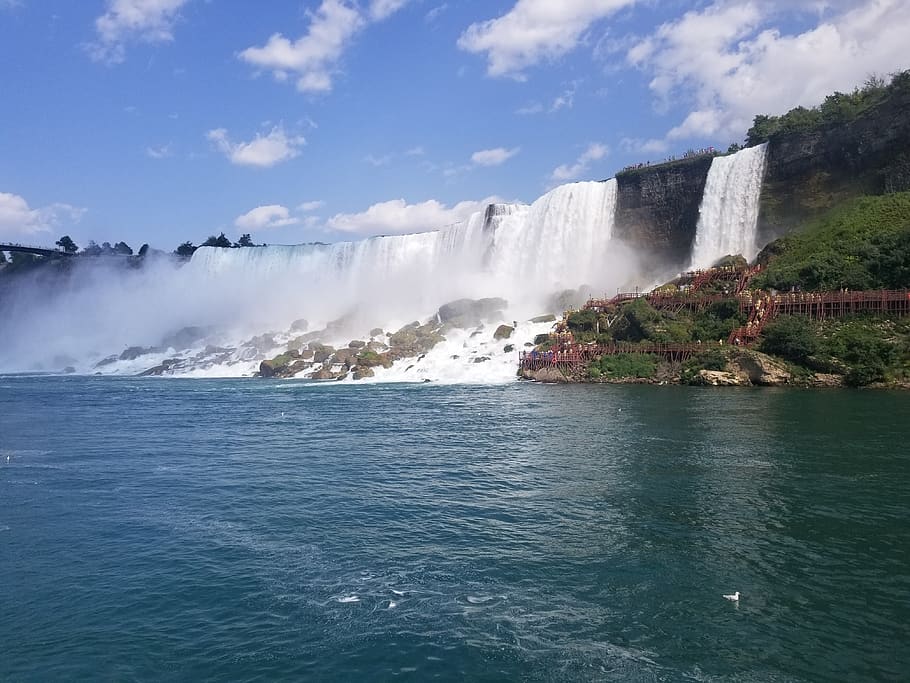 canada, niagara falls, water, scenics - nature, beauty in nature HD wallpaper