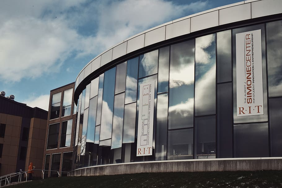 Architectural Photography of Smonecenter Building, architectural design HD wallpaper