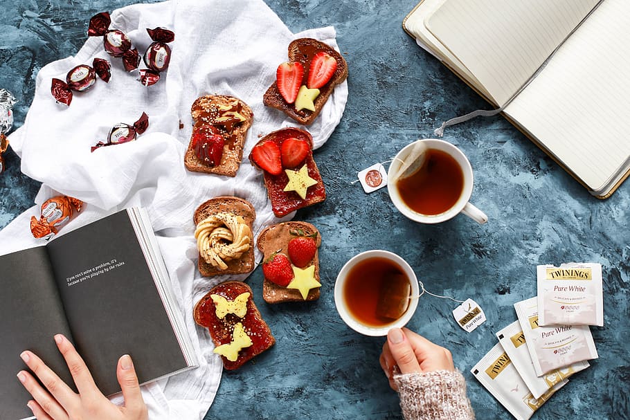 people, hand, tea, book, read, notebook, diary, novel, sweets HD wallpaper