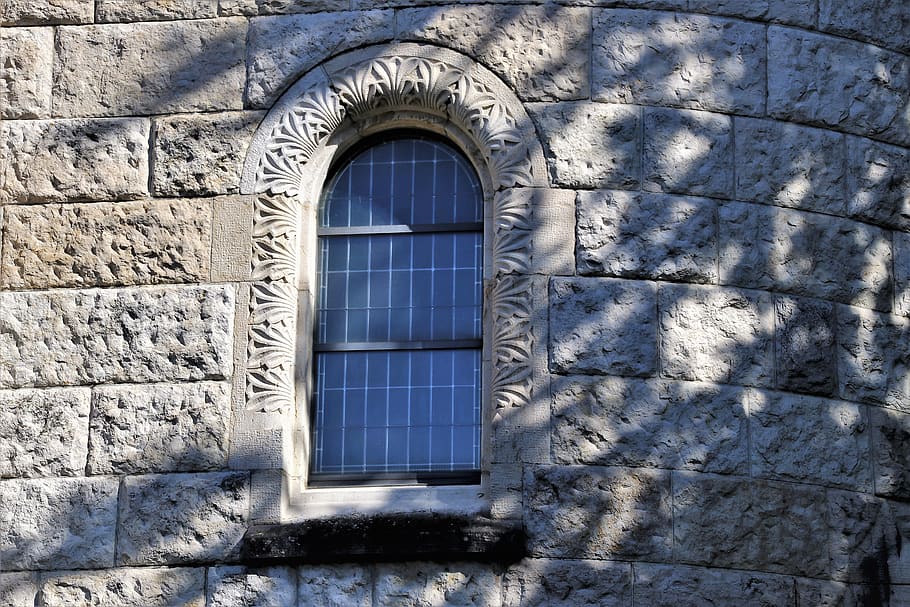 window, facade, lake dusia, stone, the walls of the, building HD wallpaper