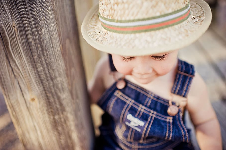 boy, hat, summer, toddler, child, cute, portrait, baby, kids HD wallpaper