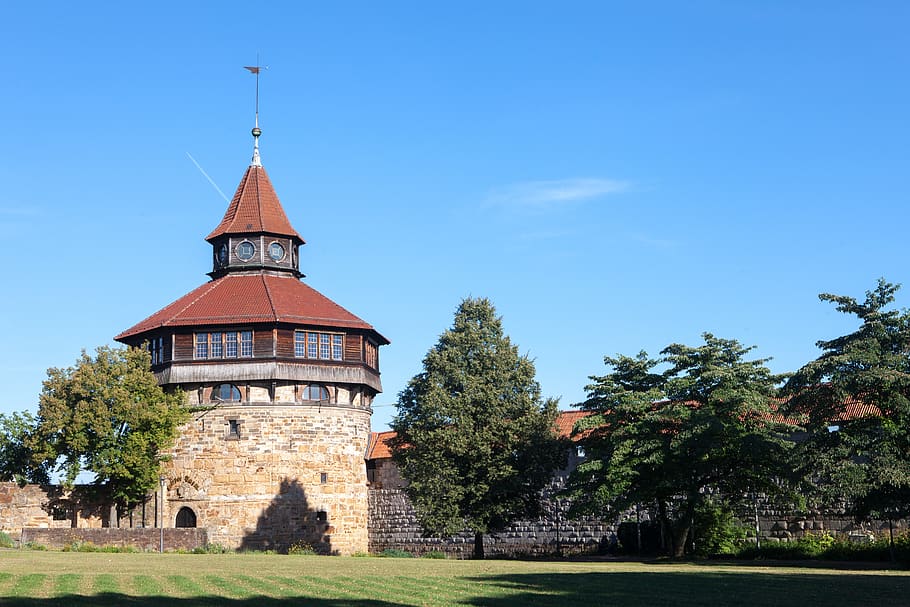 old building, tower, stone, history, tourism, architecture HD wallpaper