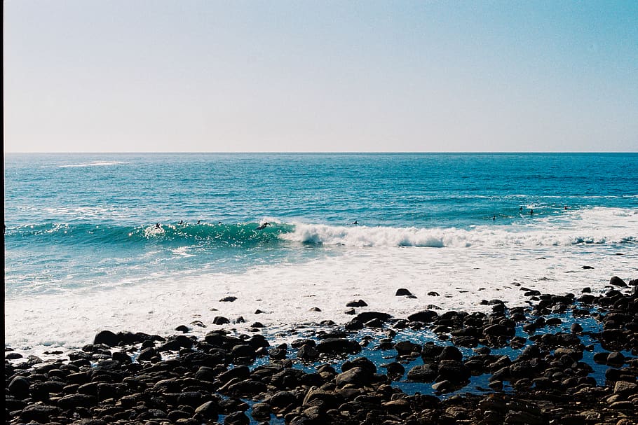 south africa, victoria bay, surf, pointbreak, oceanview, sea, HD wallpaper