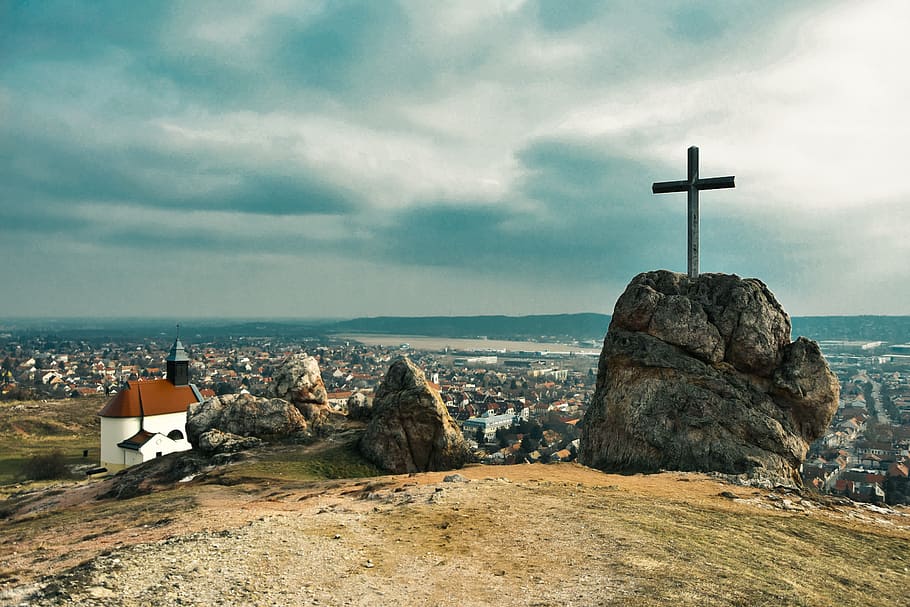 cross, symbol, architecture, building, outdoors, nature, tower HD wallpaper