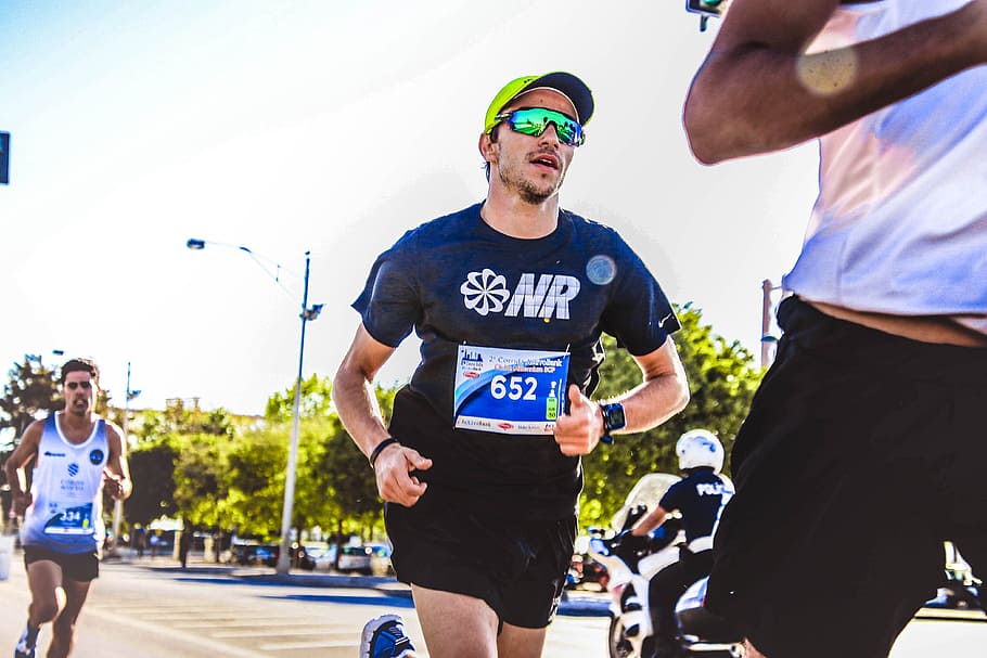 Running Man, athlete, endurance, energy, exercise, fitness, jogger HD wallpaper