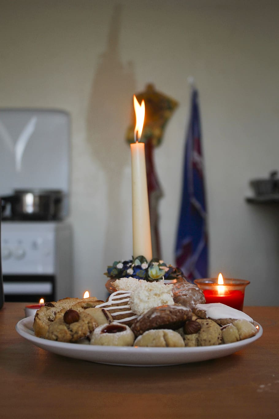 uganda, kiunga, advent, kitchen, candle, romantic, sweet tooth HD wallpaper