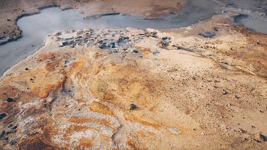 brown sand, ground, outdoors, nature, soil, mud, iceland, abstract HD wallpaper