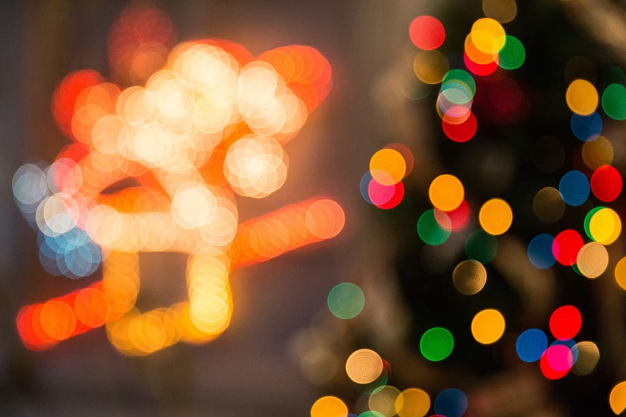 bokeh photography, sphere, ball, spain, málaga, light, color HD wallpaper