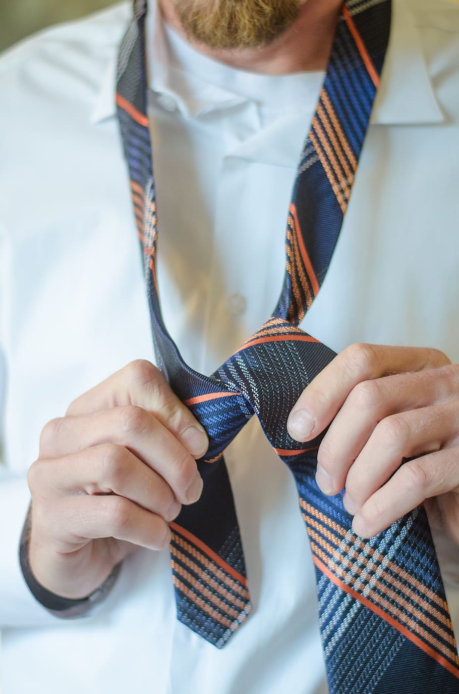 united states, cincinnati, midsection, one person, necktie HD wallpaper