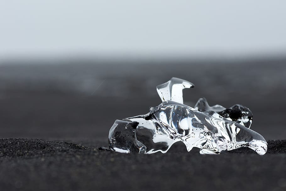 clear glass decor, crystal, iceland, unnamed road, outdoors, nature