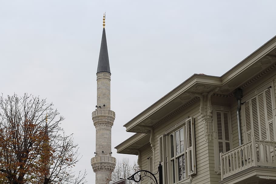 building, steeple, spire, architecture, tower, dome, mosque HD wallpaper