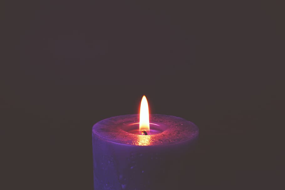 candle, light, fire, flame, dark, night, burning, fire - natural phenomenon HD wallpaper