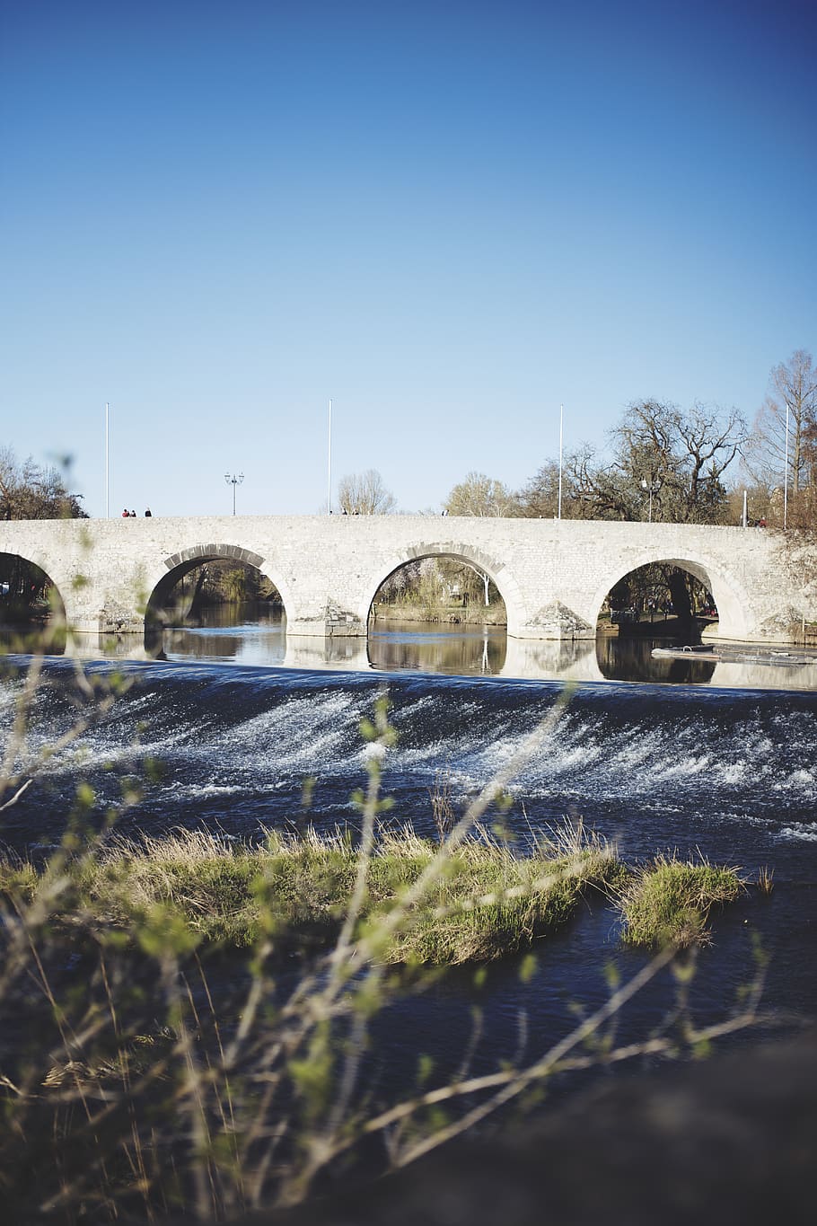 building, architecture, arched, bridge, viaduct, water, outdoors HD wallpaper