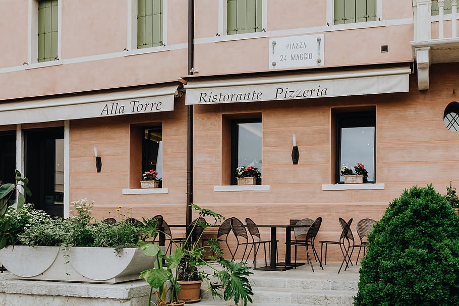 Castelfranco Veneto, Italy, buildings, spring, may, architecture HD wallpaper