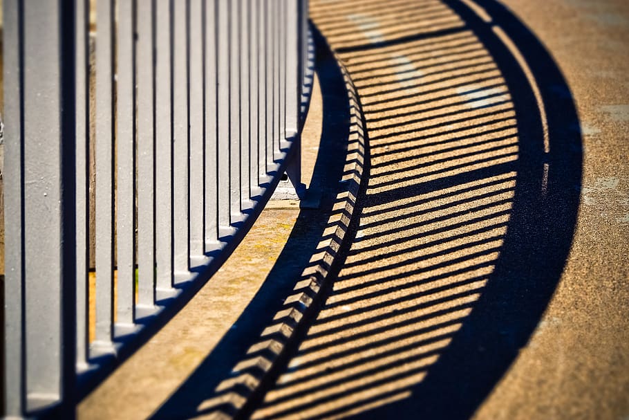 bridge, railing, architecture, away, transition, structure HD wallpaper