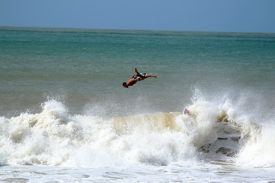 nature, surf, surfer, wallpaper, sea, water, motion, wave, beauty in nature HD wallpaper