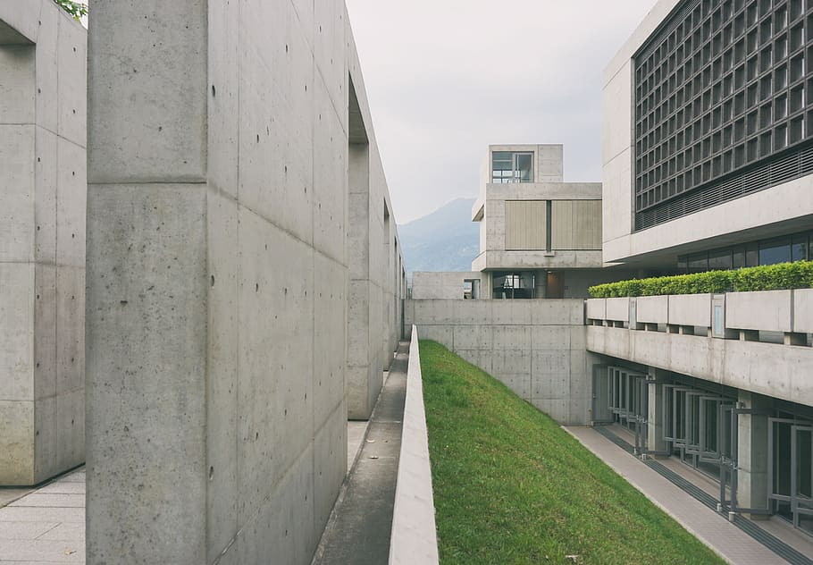 concrete, architecture, clam, built structure, building exterior HD wallpaper