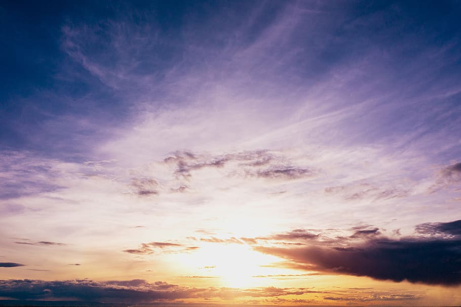 nature, outdoors, sky, sunset, sunrise, dawn, red sky, dusk HD wallpaper