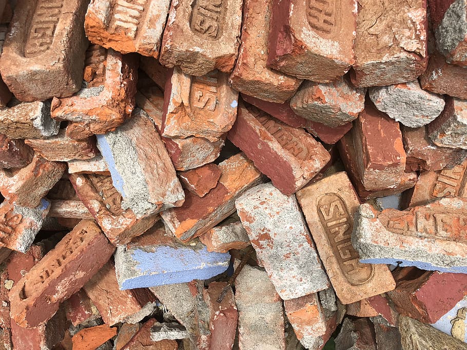 india, gadholi, binsar, material, recyle, bricks, demolition HD wallpaper